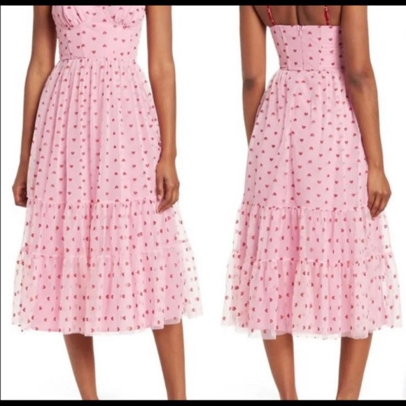 Betsey Johnson Pink Valentine ❤️ Dress Size 2 - Picture 1 of 3